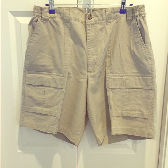 mens cargo shorts with elastic sides